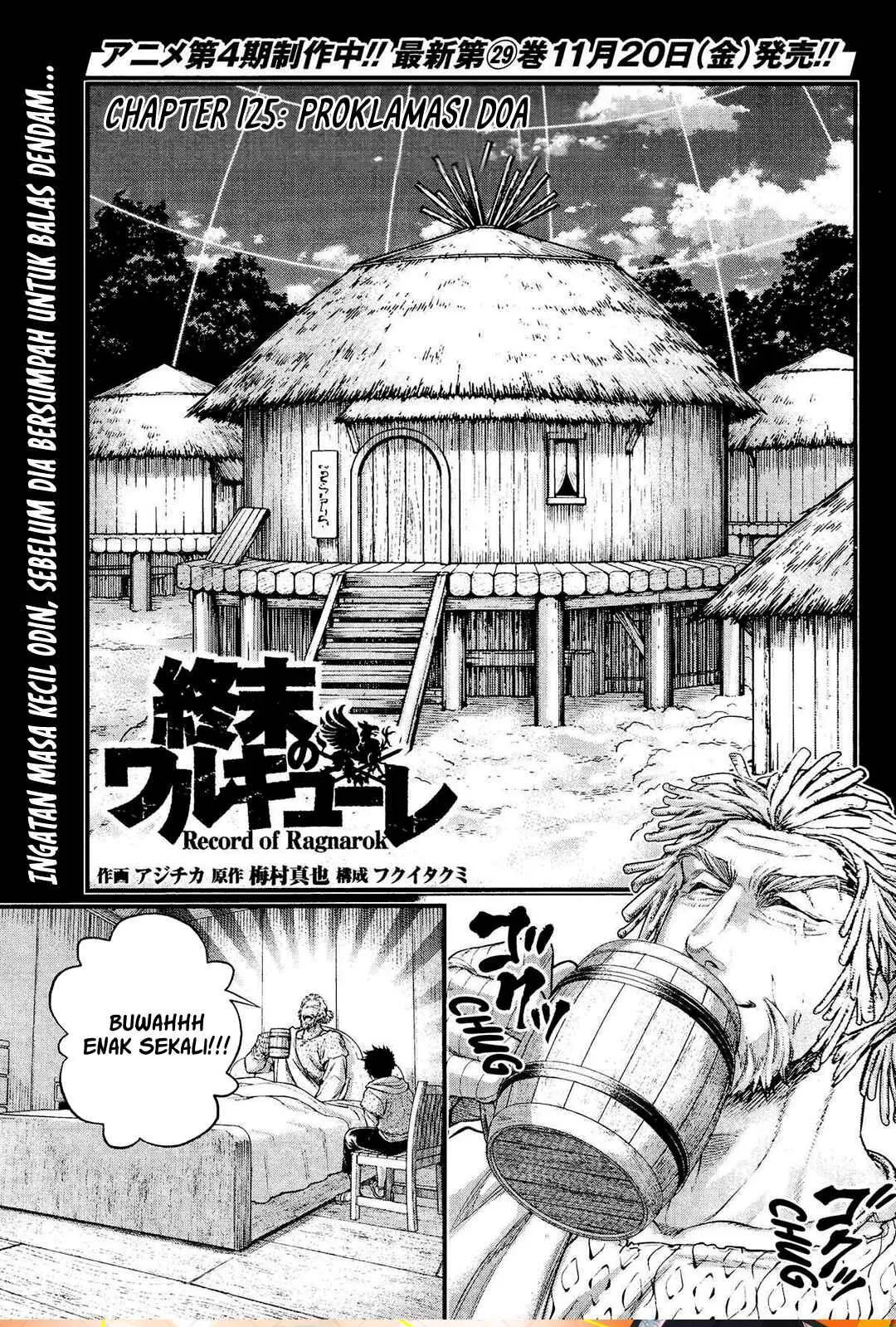 Shuumatsu no Valkyrie Chap 125 - Next Chap 126