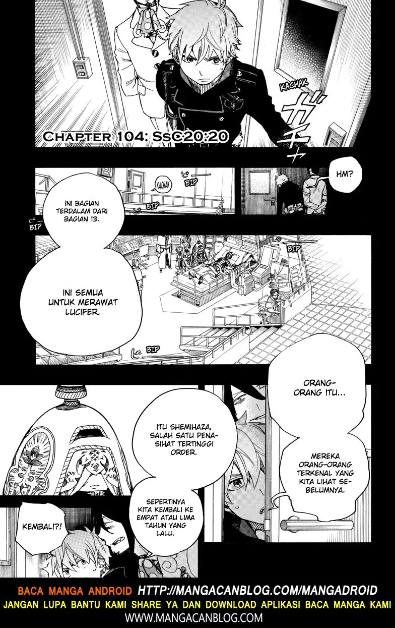 Ao No Exorcist Chapter 104