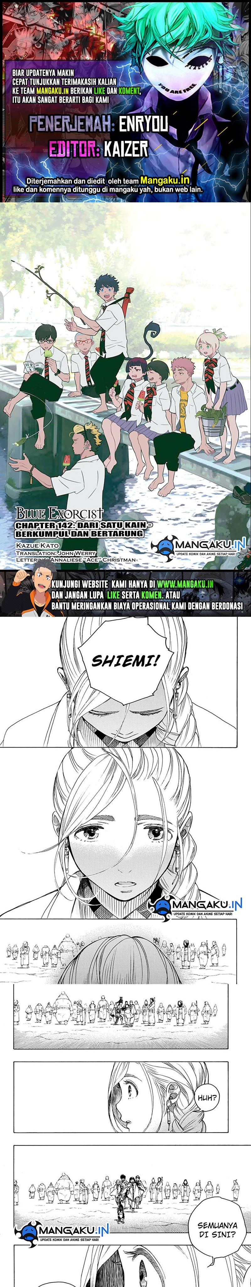 Ao No Exorcist Chapter 142