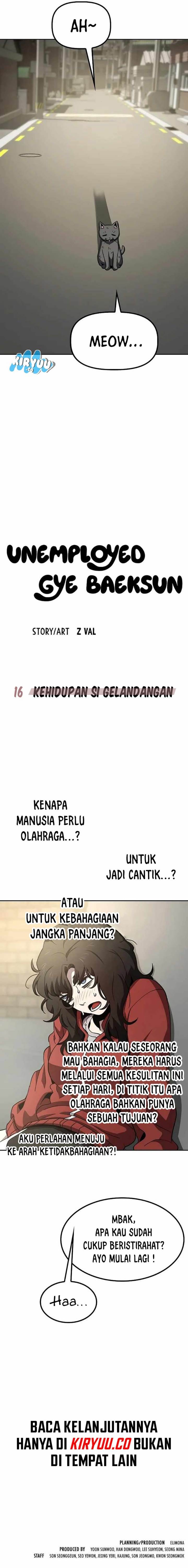 
              Unemployed Gye Baeksun             Chapter 16
