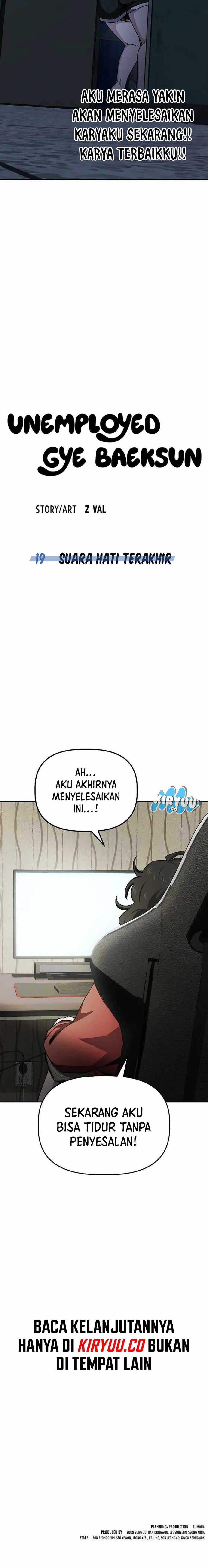 
              Unemployed Gye Baeksun             Chapter 19