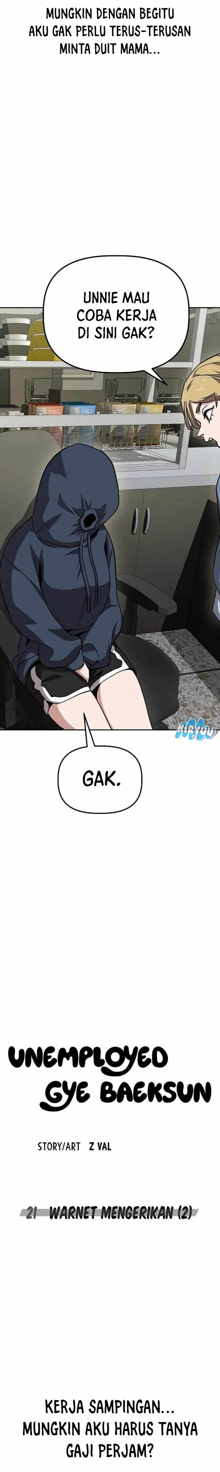 
              Unemployed Gye Baeksun             Chapter 21
