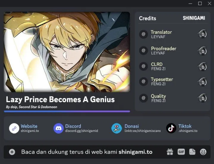 Lazy Prince Becomes a Genius Chapter 165