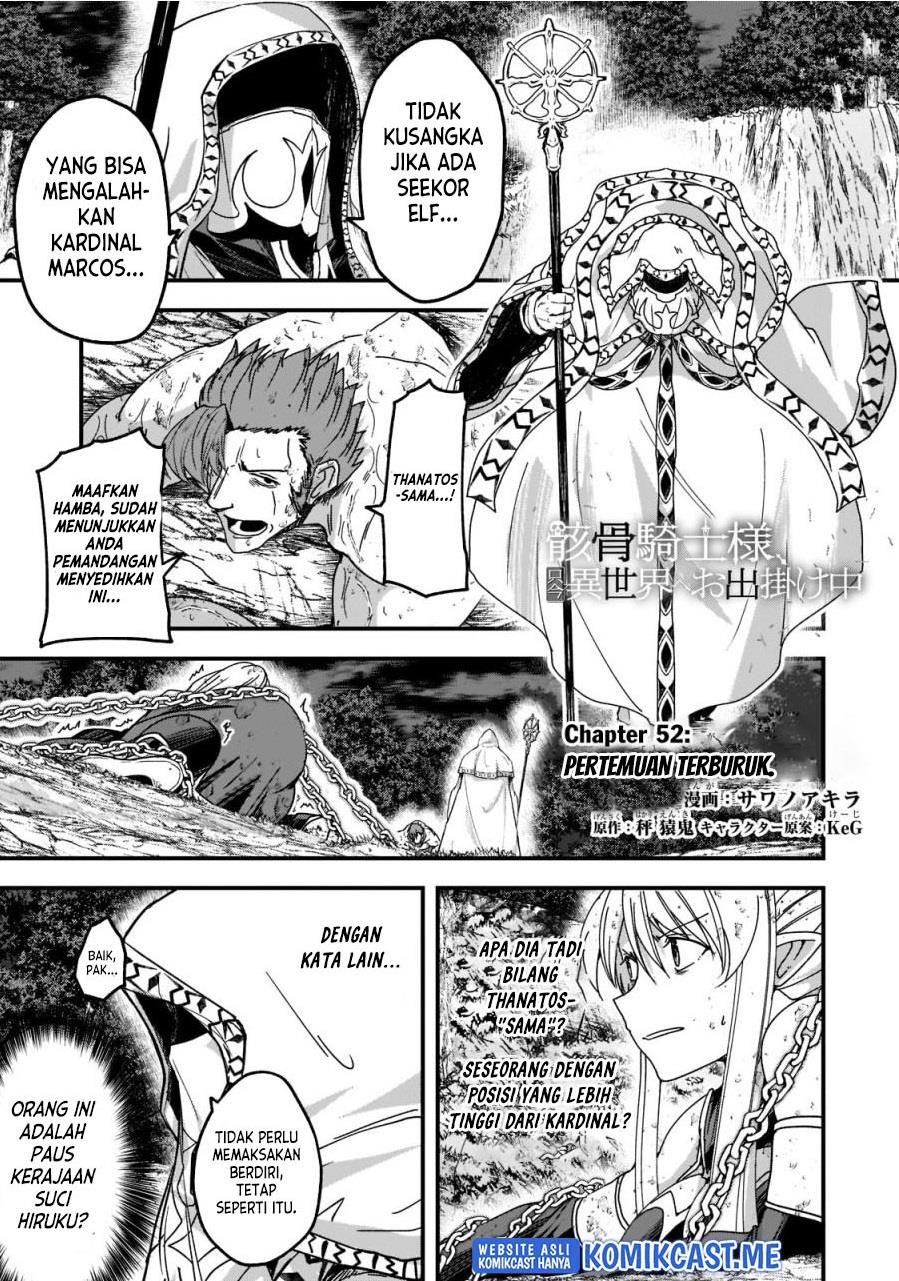 
              Gaikotsu Kishi-sama Tadaima Isekai e o Dekake-chuu             Chapter 52