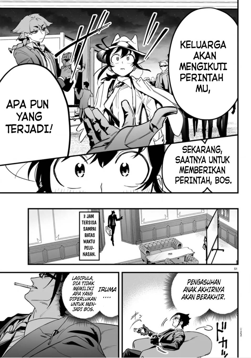
              Mairimashita! Iruma-kun Mafia AU             Chapter 2