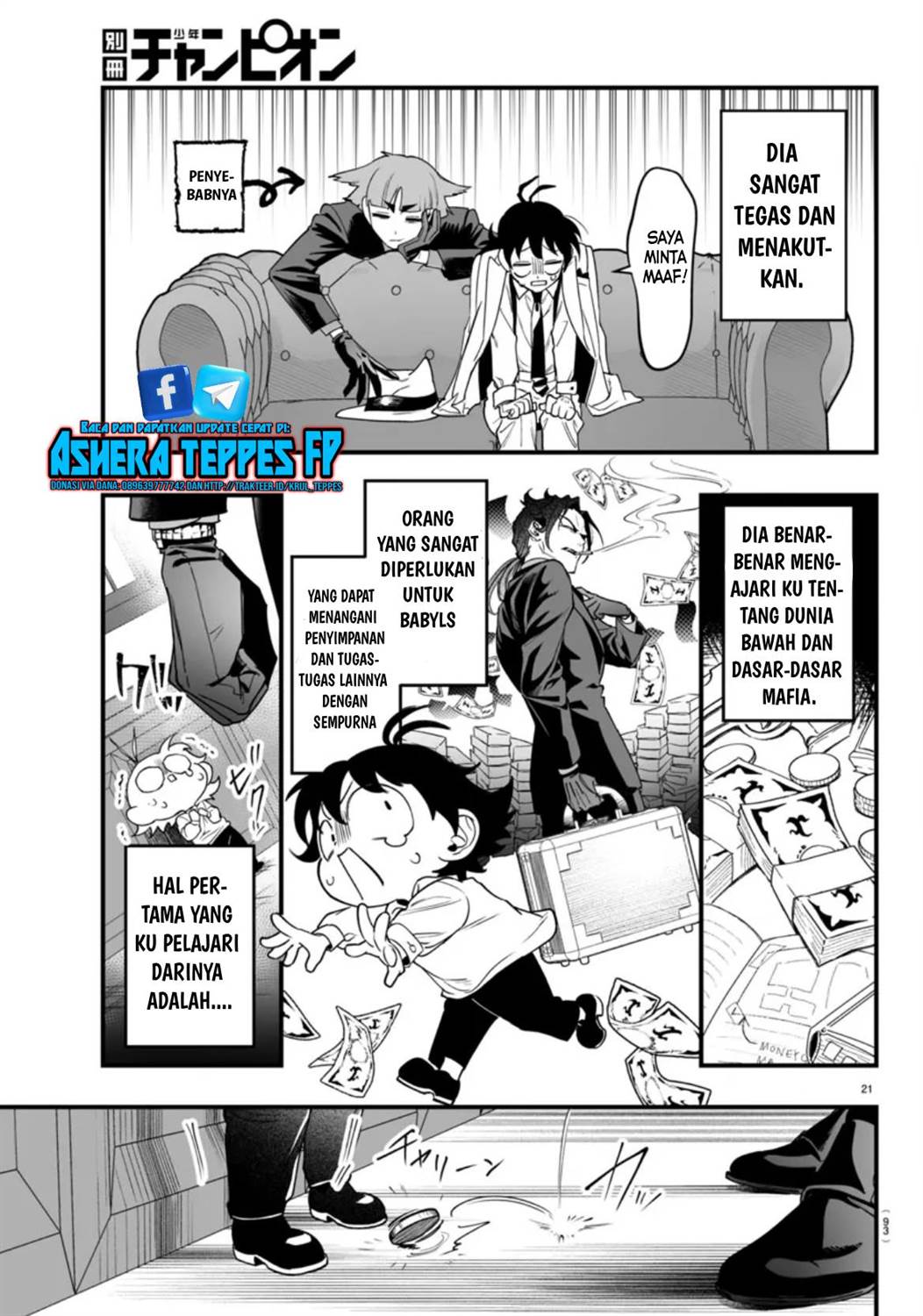 
              Mairimashita! Iruma-kun Mafia AU             Chapter 2