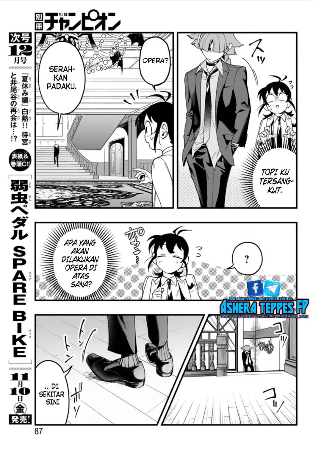 
              Mairimashita! Iruma-kun Mafia AU             Chapter 2