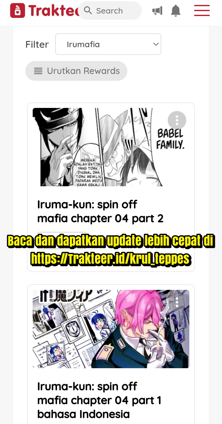 
              Mairimashita! Iruma-kun Mafia AU             Chapter 3