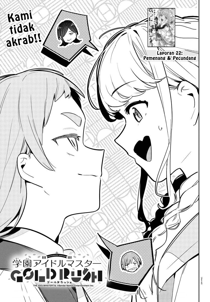 
              Gakuen Idolm@ster Gold Rush             Chapter 22