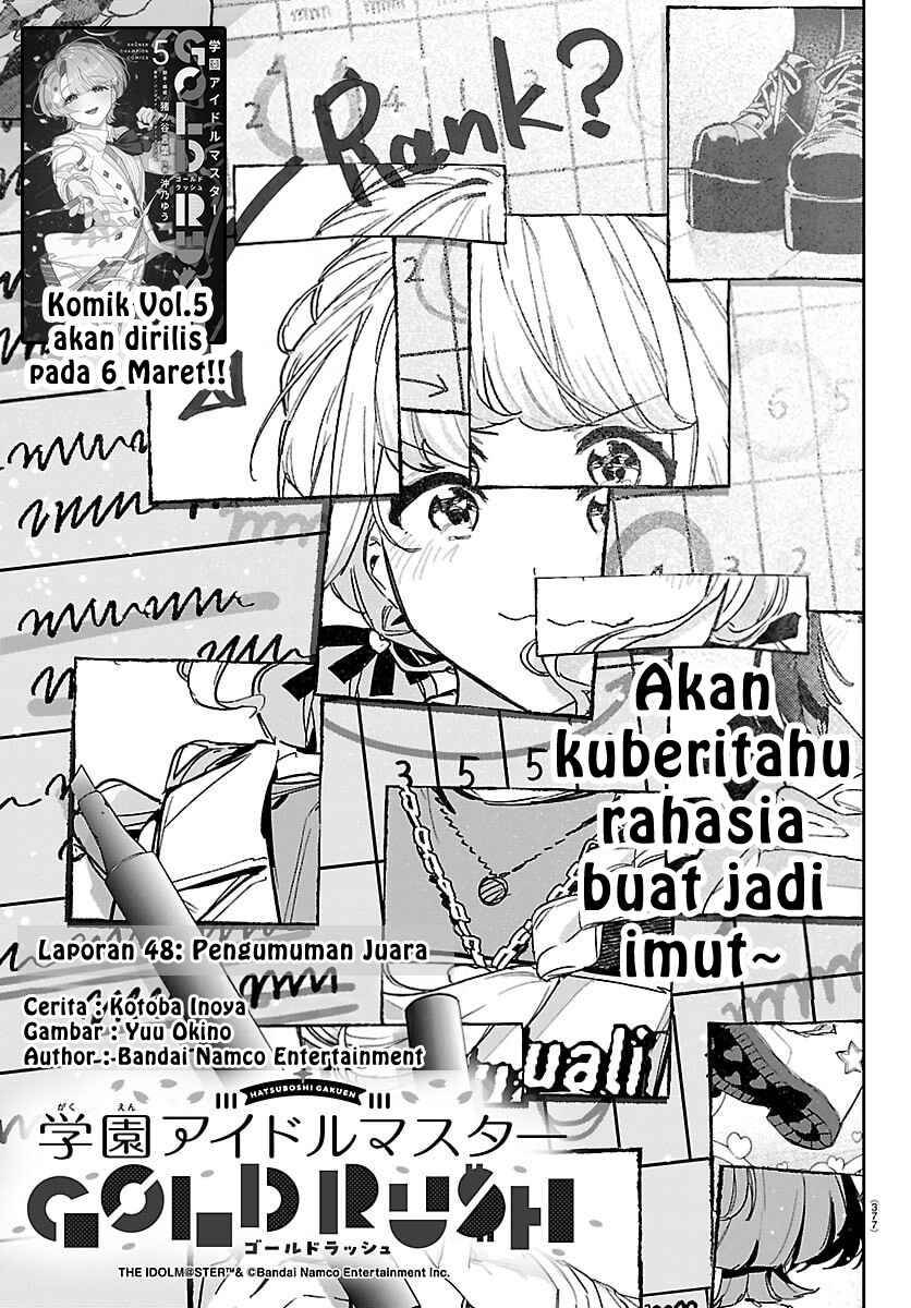 
              Gakuen Idolm@ster Gold Rush             Chapter 48