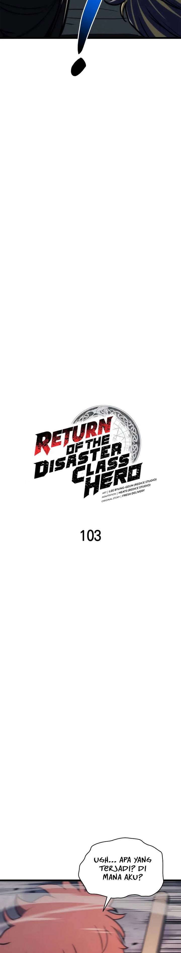 A Disaster-Class Hero Has Returned Chapter 103