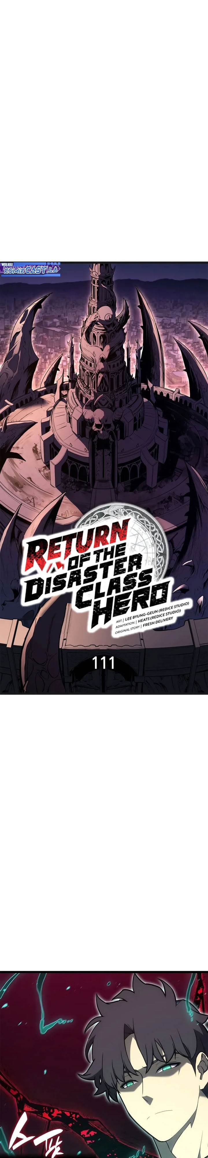 A Disaster-Class Hero Has Returned Chapter 111