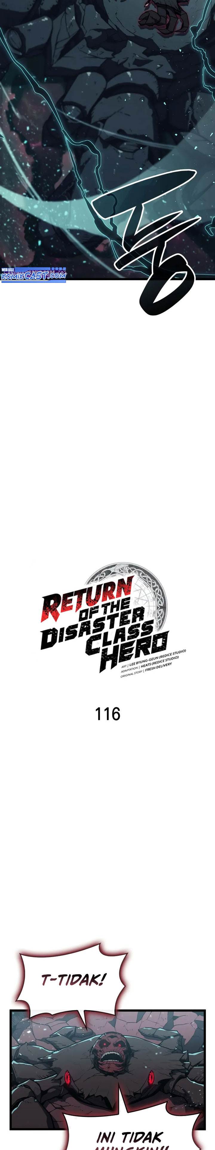 A Disaster-Class Hero Has Returned Chapter 116