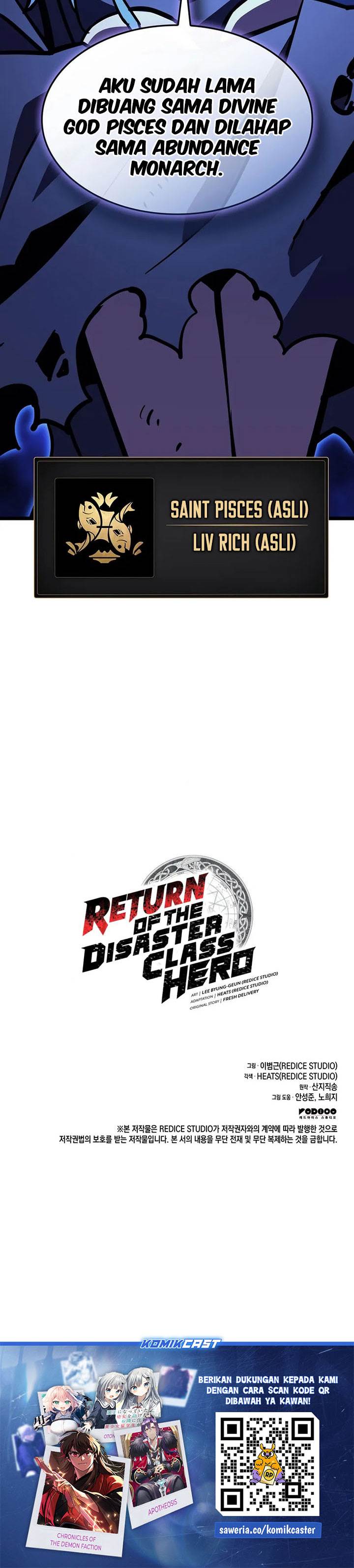 A Disaster-Class Hero Has Returned Chapter 140