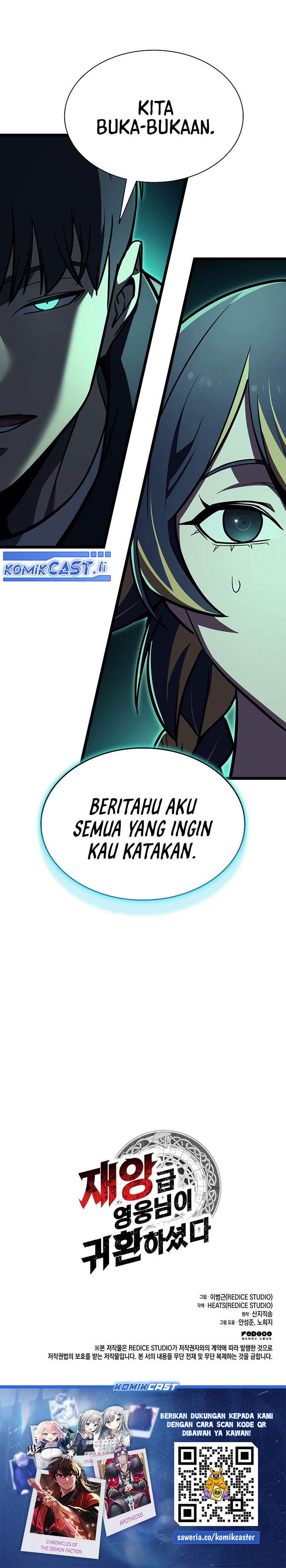 A Disaster-Class Hero Has Returned Chapter 141