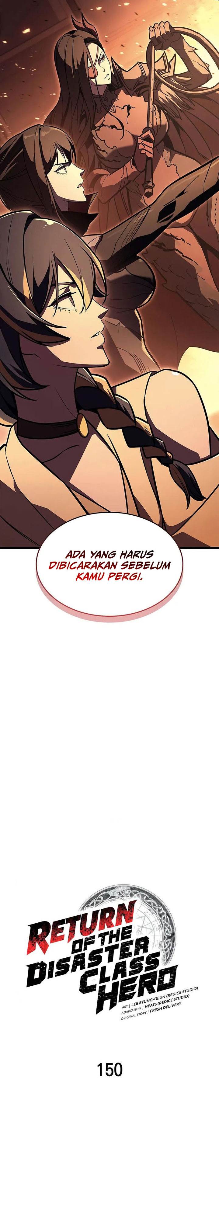 A Disaster-Class Hero Has Returned Chapter 150