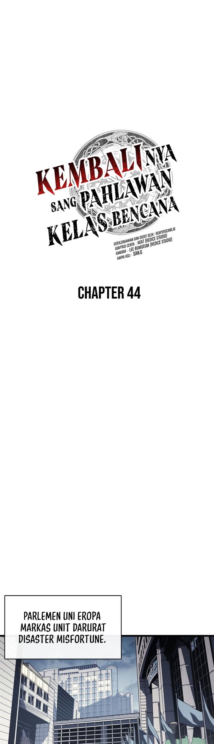 A Disaster-Class Hero Has Returned Chapter 44