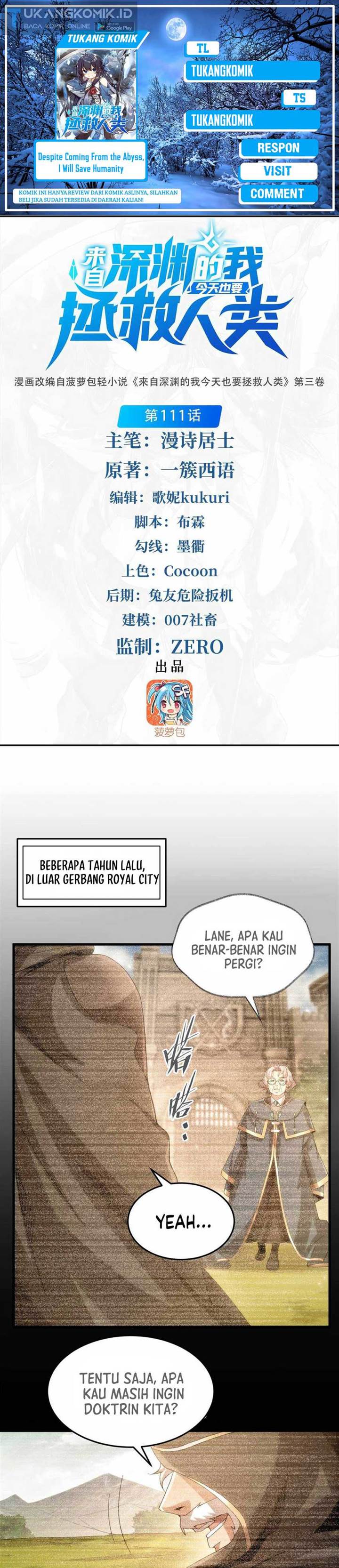 Despite Coming From The Abyss, I Will Save Humanity Chapter 111