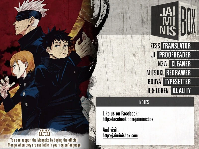 Page 1 - Jujutsu Kaisen Chapter 36