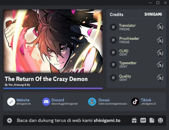 Return of the Mad Demon Chap 216 - Next Chap 217