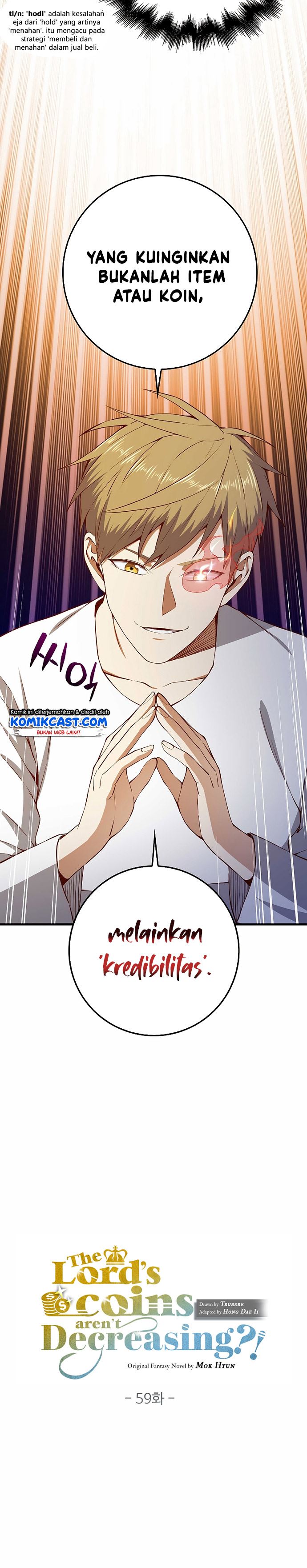
              The Lord’s Coins Aren’t Decreasing?!             Chapter 59