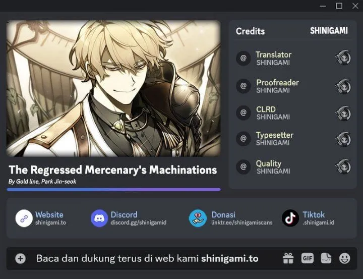 The Regressed Mercenary’s Machinations Chap 110 - Next Chap 111