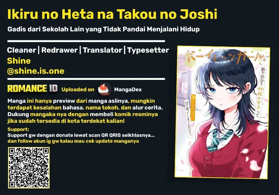 
              Ikiru no Hetana Tako no Joshi             Chapter 5