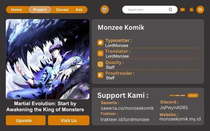 
              Martial Evolution: Start by Awakening the King of Monsters             Chapter 35