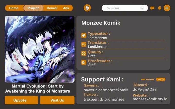 
              Martial Evolution: Start by Awakening the King of Monsters             Chapter 37