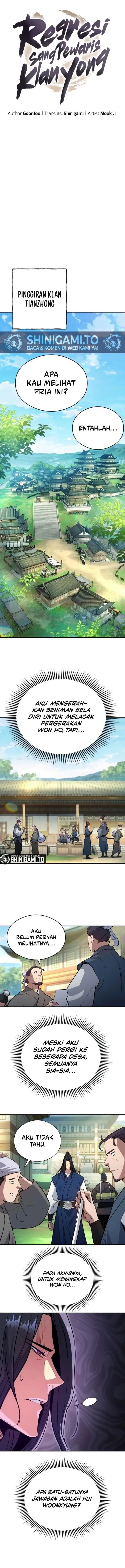 Regression of the Yong Clan Heir Chap 58 - Next Chap 59