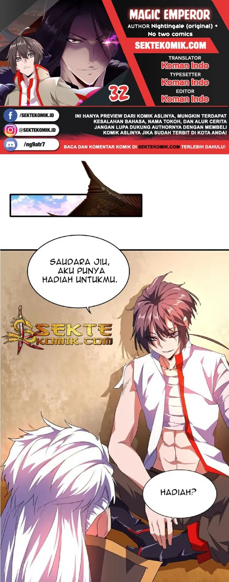Page 1 - Magic Emperor Chapter 32
