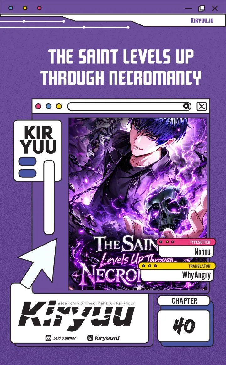 
              The Saint Levels up Through Necromancy             Chapter 40