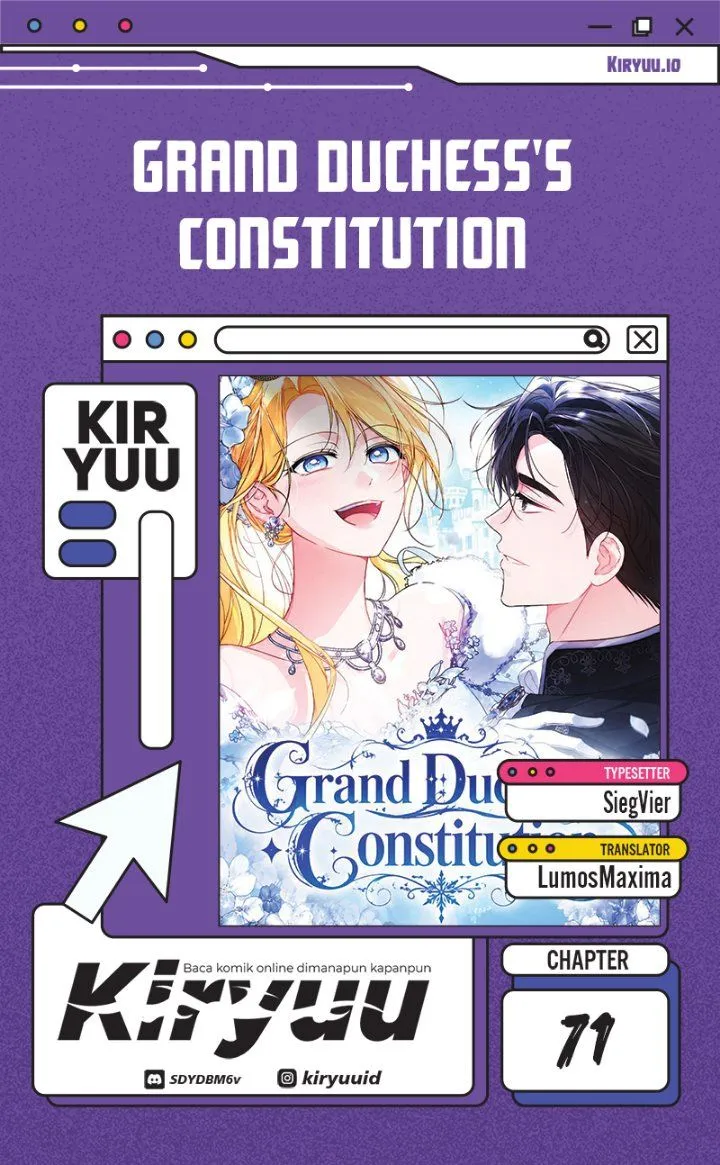 
              Grand Duchess’s Constitution             Chapter 71