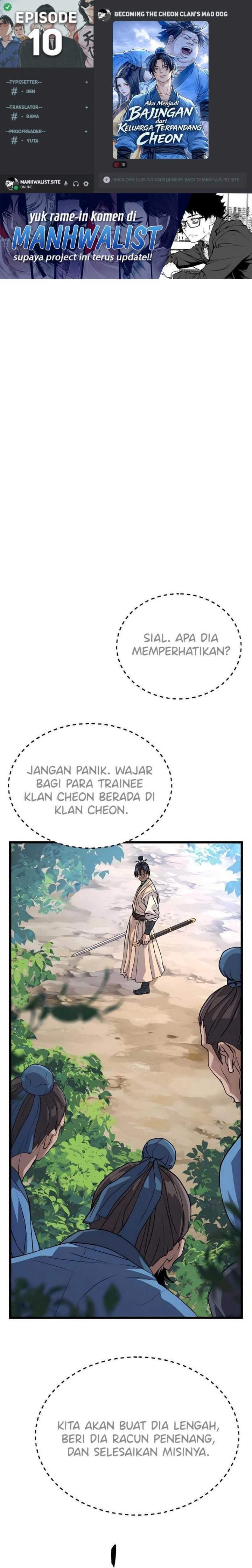 
              Becoming the Cheon Clan’s Mad Dog             Chapter 10