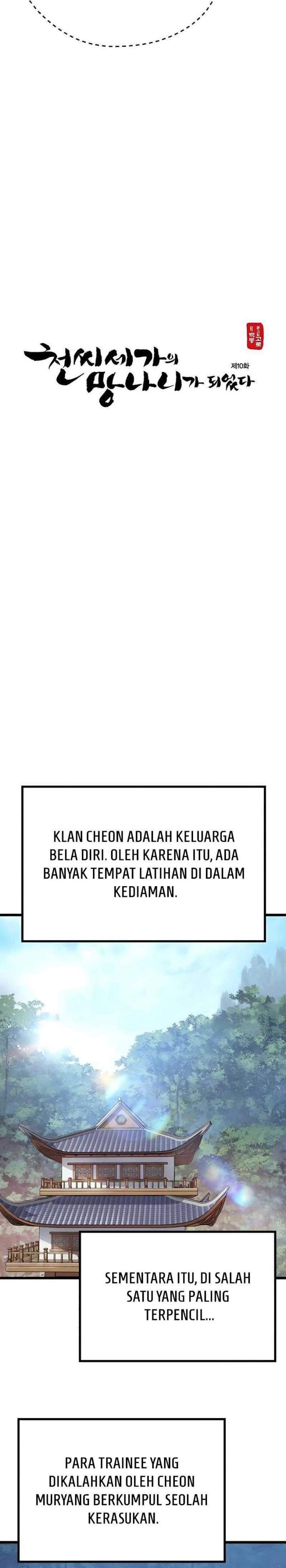 
              Becoming the Cheon Clan’s Mad Dog             Chapter 10