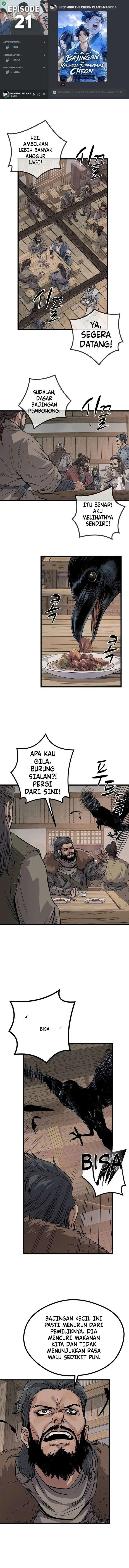 
              Becoming the Cheon Clan’s Mad Dog             Chapter 21