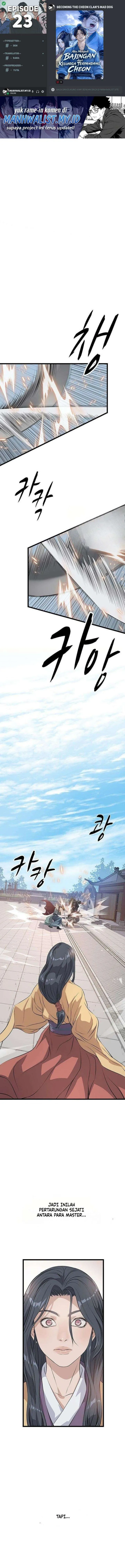 
              Becoming the Cheon Clan’s Mad Dog             Chapter 23