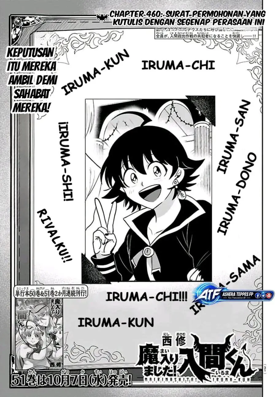 Mairimashita! Iruma-kun Chap 460 - Next Chap 461
