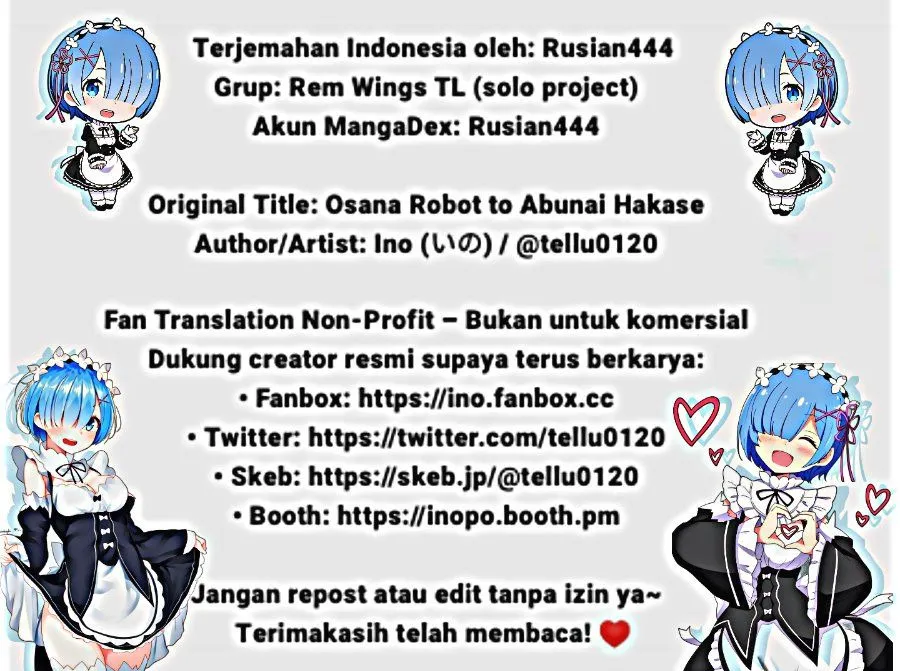
              Osana Robot to Abunai Hakase             Chapter 69