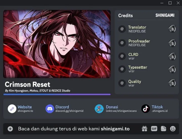 How to Live as the Vampire Lord (Crimson Reset) Chap 63 - Next Chap 64