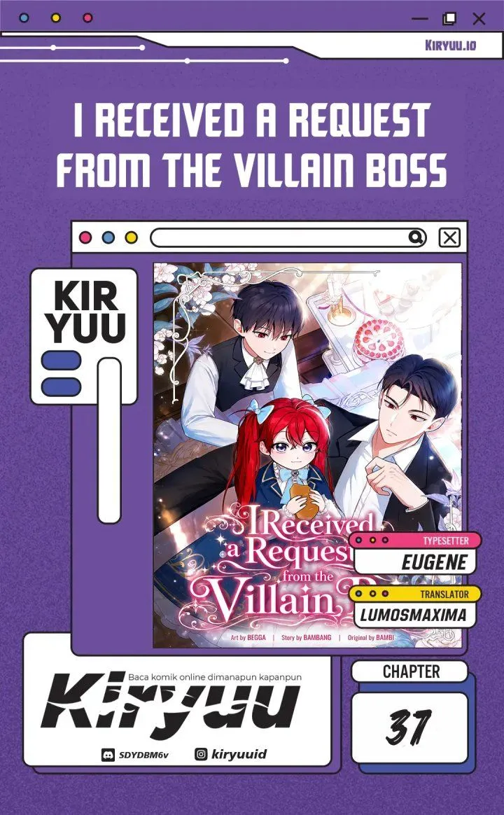 
              I Received a Request from the Villain Boss             Chapter 37