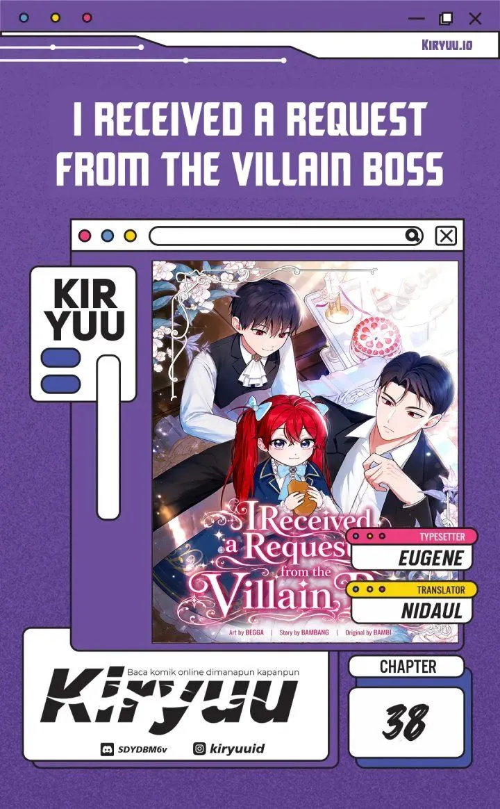 
              I Received a Request from the Villain Boss             Chapter 38
