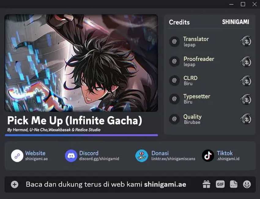 Pick Me Up, Infinite Gacha Chapter 151