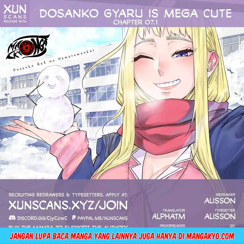 Dosanko Gyaru Is Mega Cute Chapter 07.1