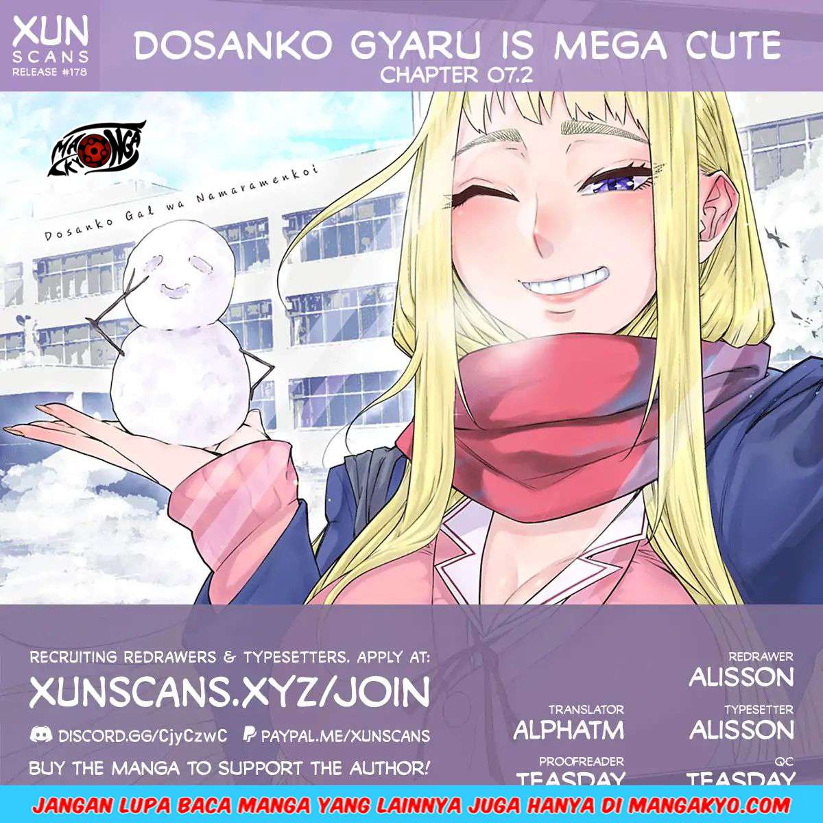 Dosanko Gyaru Is Mega Cute Chapter 07.2