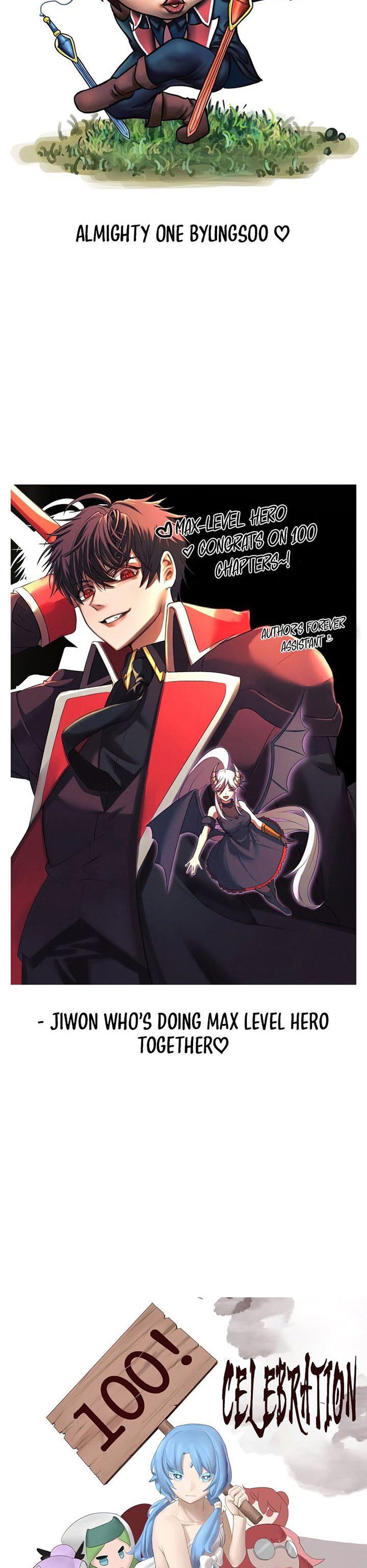 The MAX leveled hero will return! Chapter 100