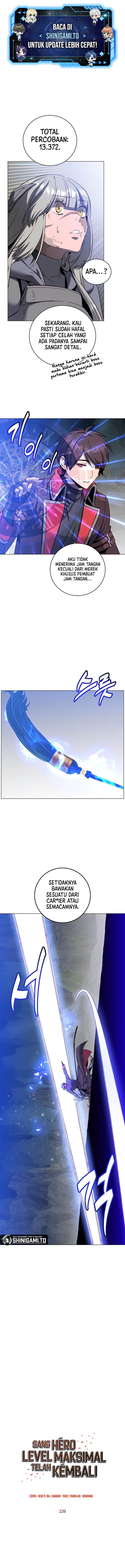 The MAX leveled hero will return! Chapter 239