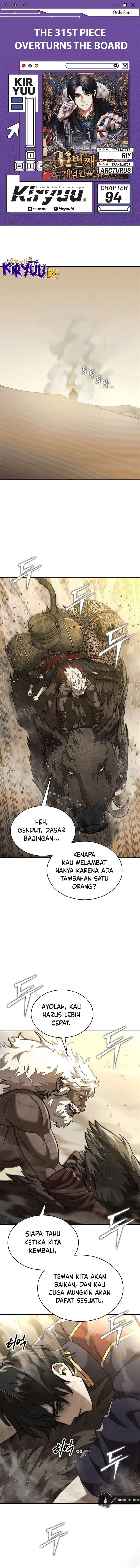 The 31st Piece Turns the Tables Chapter 94