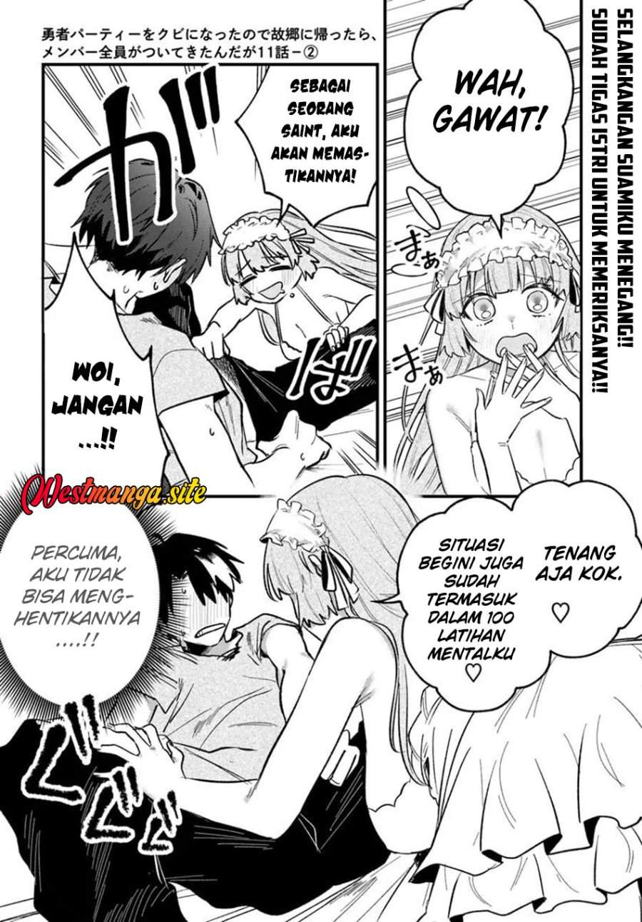 Yuusha Party wo Kubi ni Natta node Kokyou ni Kaettara, Member Zenin ga Tsuitekitandaga Chapter 11.2