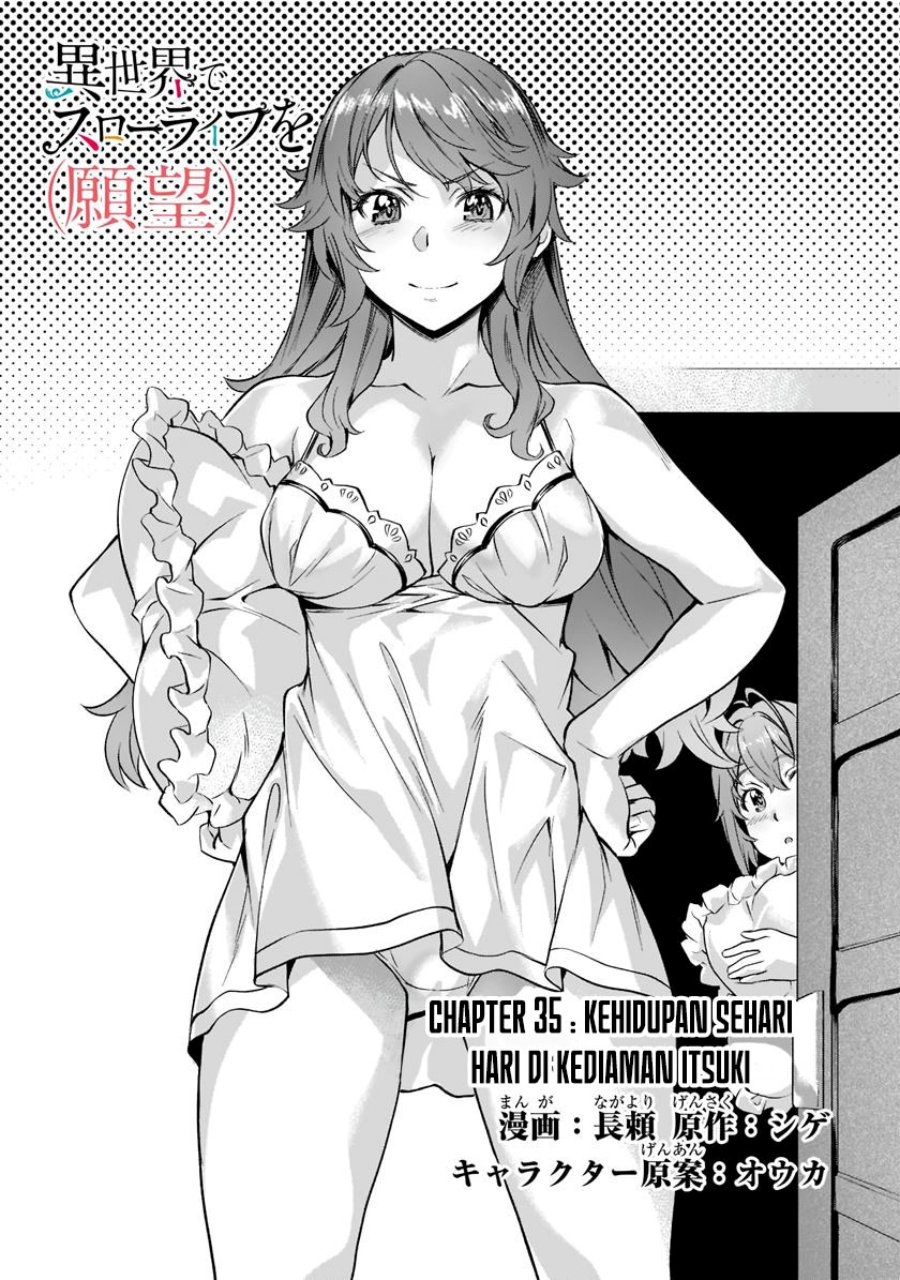 
              Isekai de Slow Life wo (Ganbou)             Chapter 35